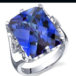 Silver Tanzanite Ring